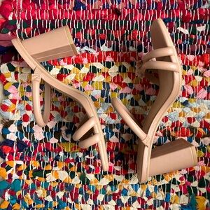 a new day Blush Strappy Heels